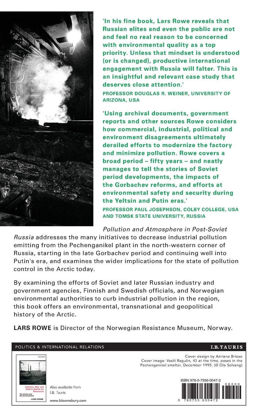 Rückseitencover Pollution and Atmosphere in Post-Soviet Russia