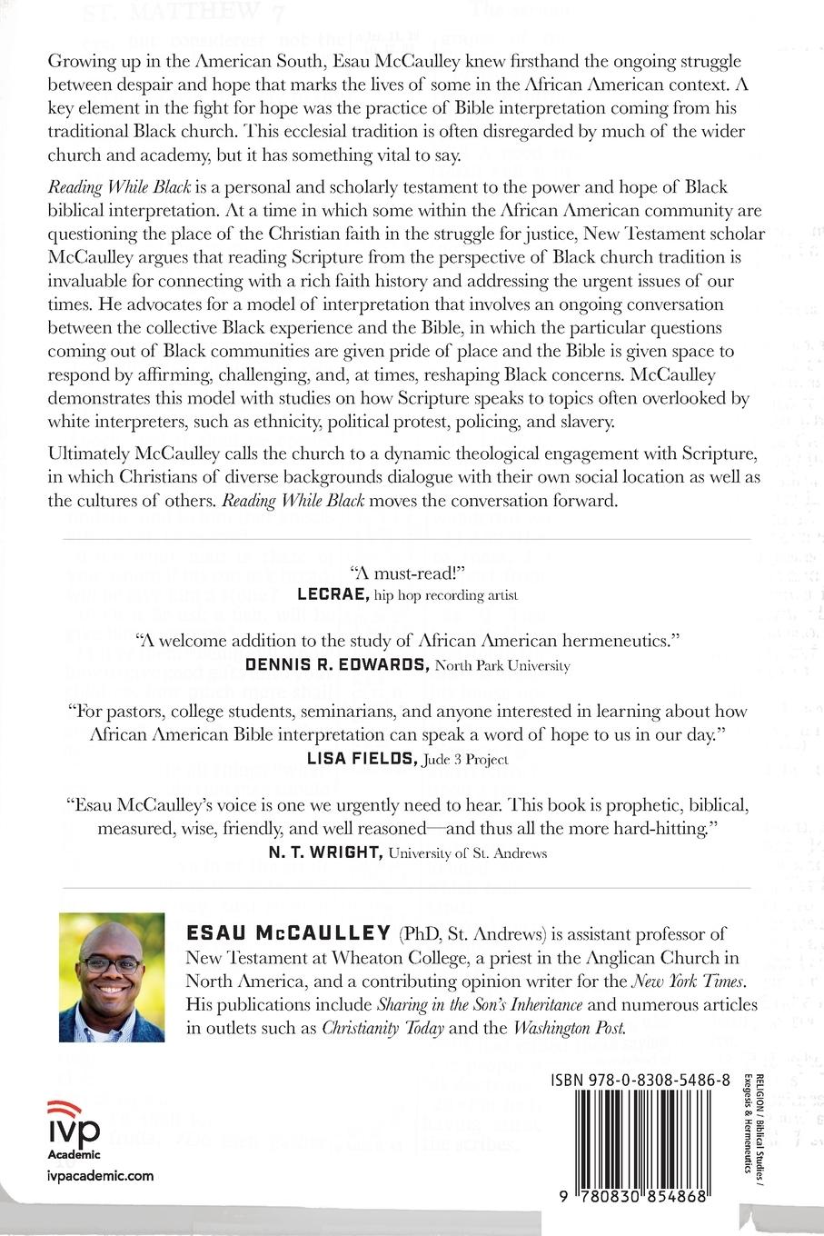 Rückseitencover Reading While Black