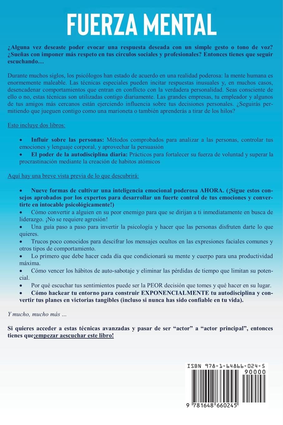 Rückseitencover Fuerza mental 2 libros en 1