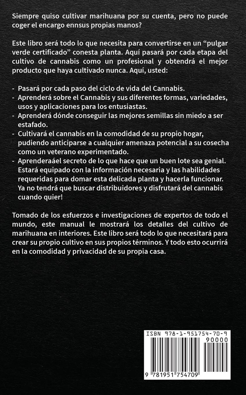 Rückseitencover Cómo cultivar marihuana en interiores