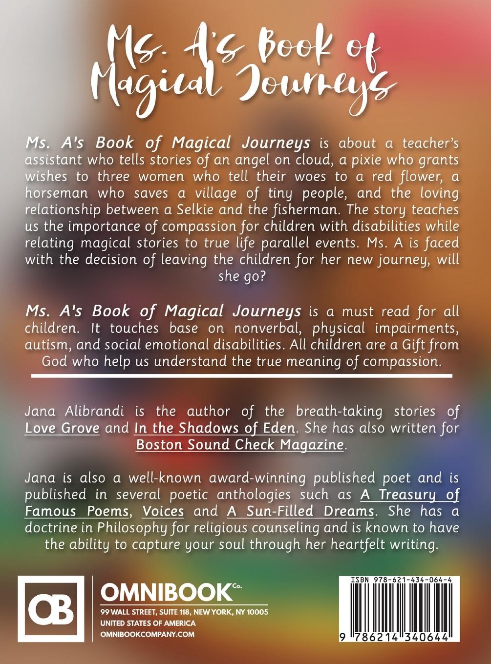 Rückseitencover Ms. A's Book of Magical Journeys