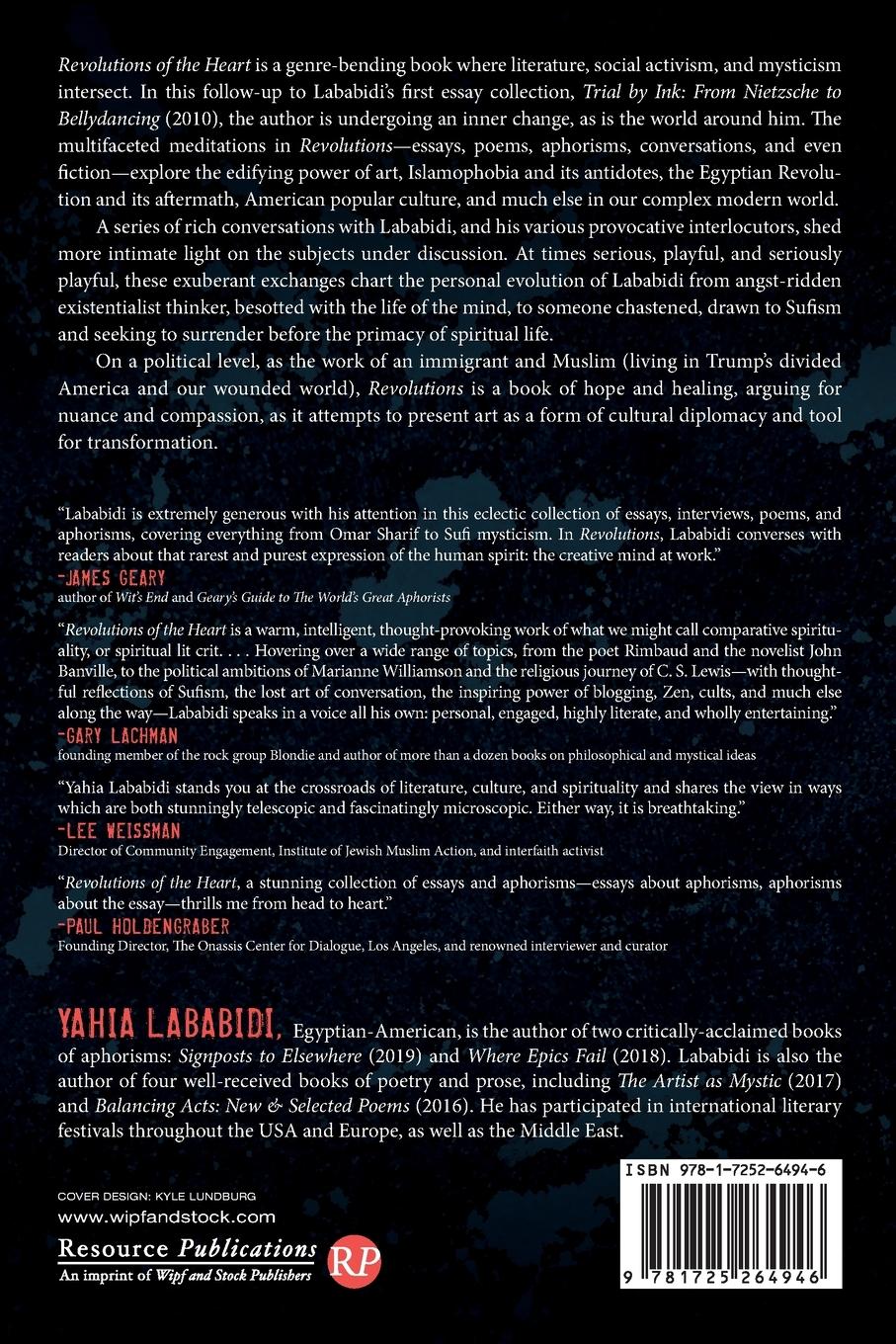 Rückseitencover Revolutions of the Heart