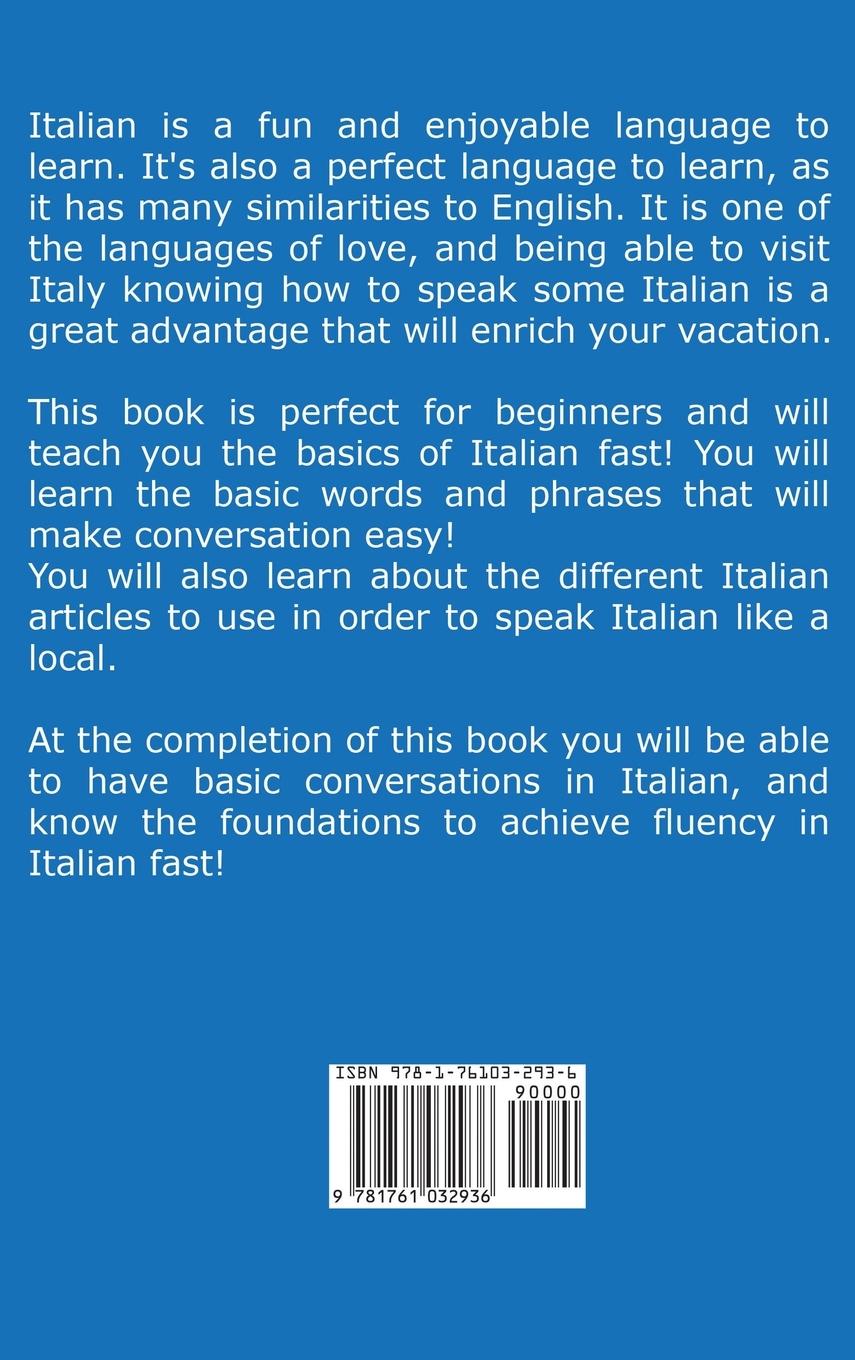 Rückseitencover Learn Italian