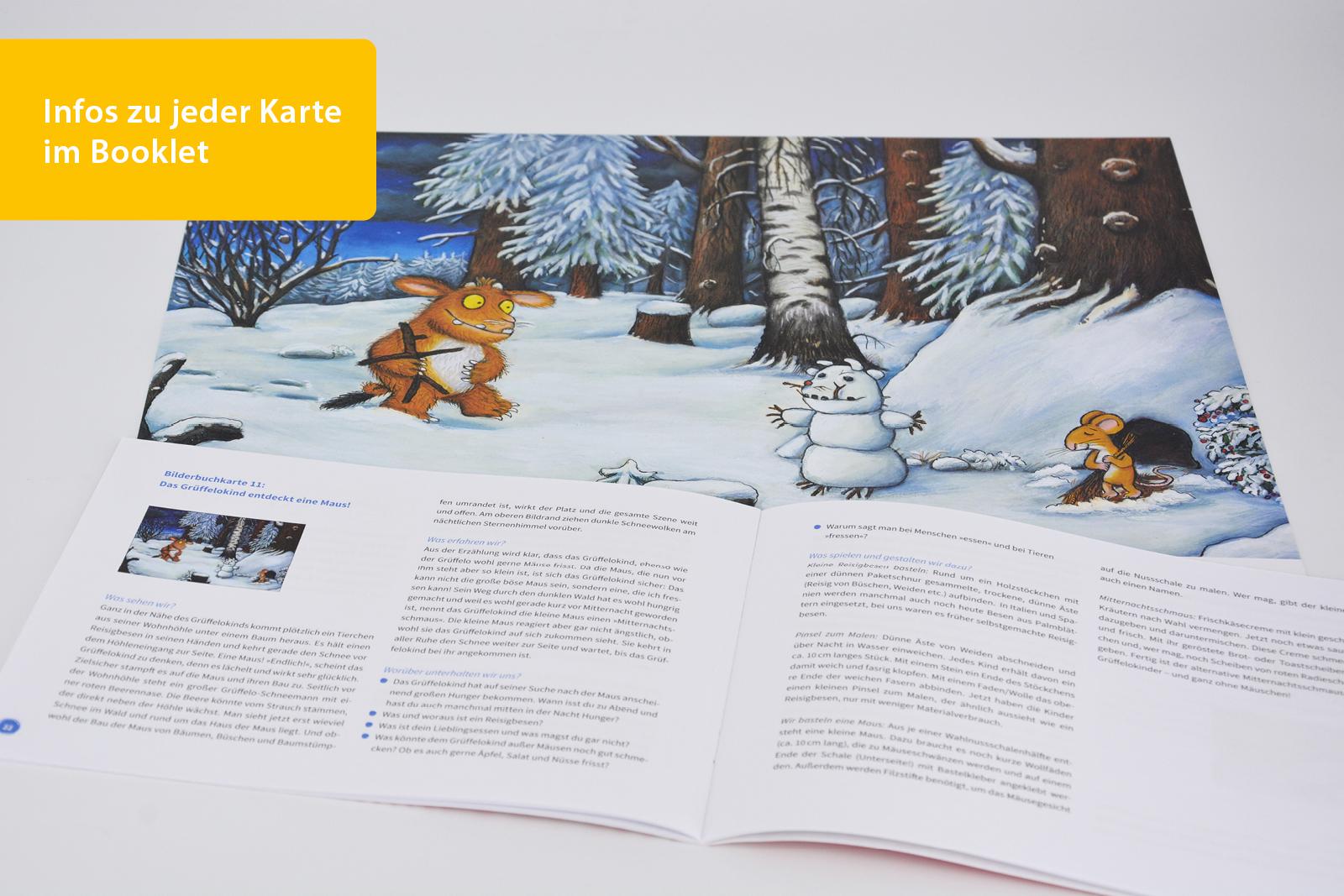 Beispielinhalt (Bild) Bilderbuchkarten »Das Grüffelokind« von Axel Scheffler und Julia Donaldson