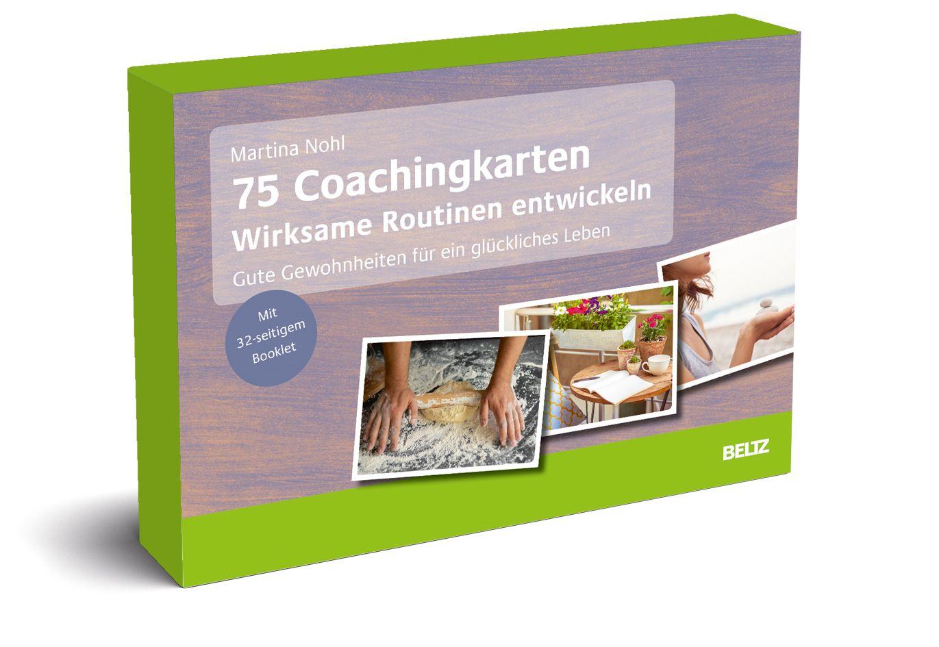 Vorderes Coverbild 75 Coachingkarten Wirksame Routinen entwickeln