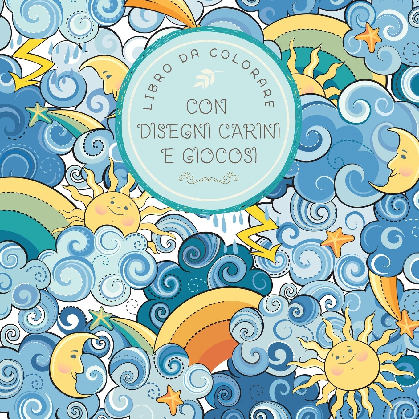 Vorderes Coverbild Libro da colorare con disegni carini e giocosi