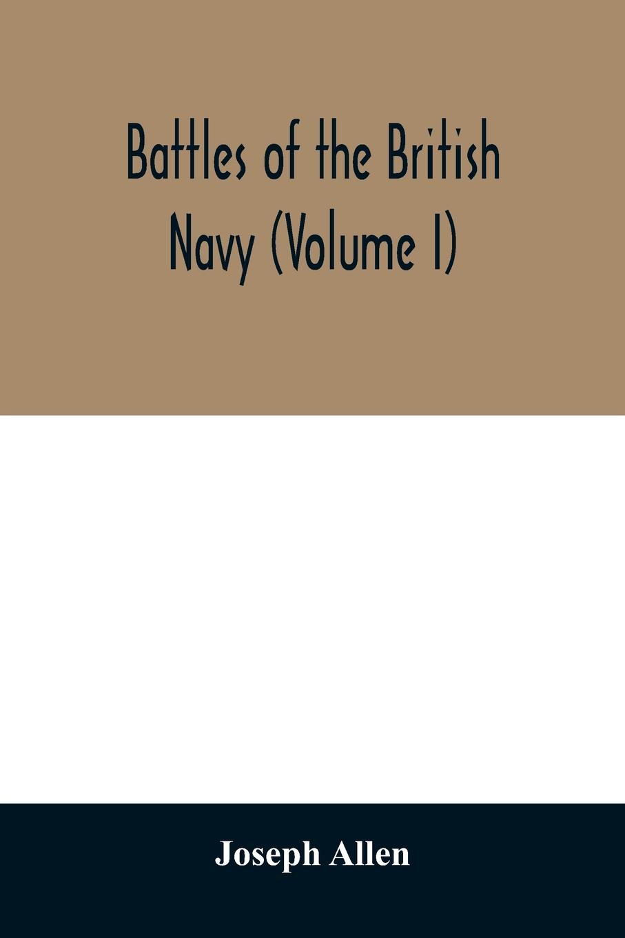 Vorderes Coverbild Battles of the British navy (Volume I)