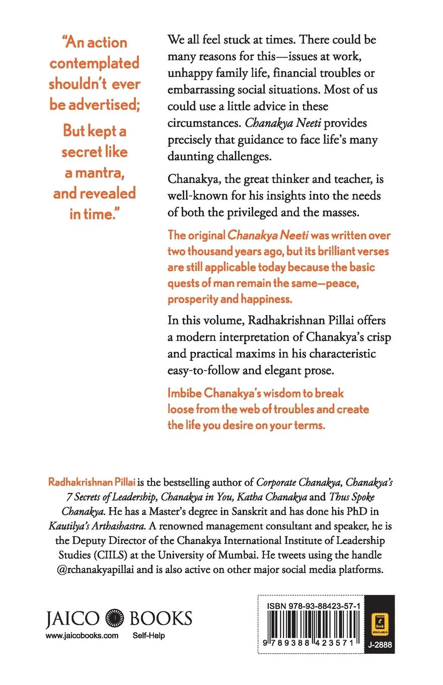 Rückseitencover Chanakya Neeti