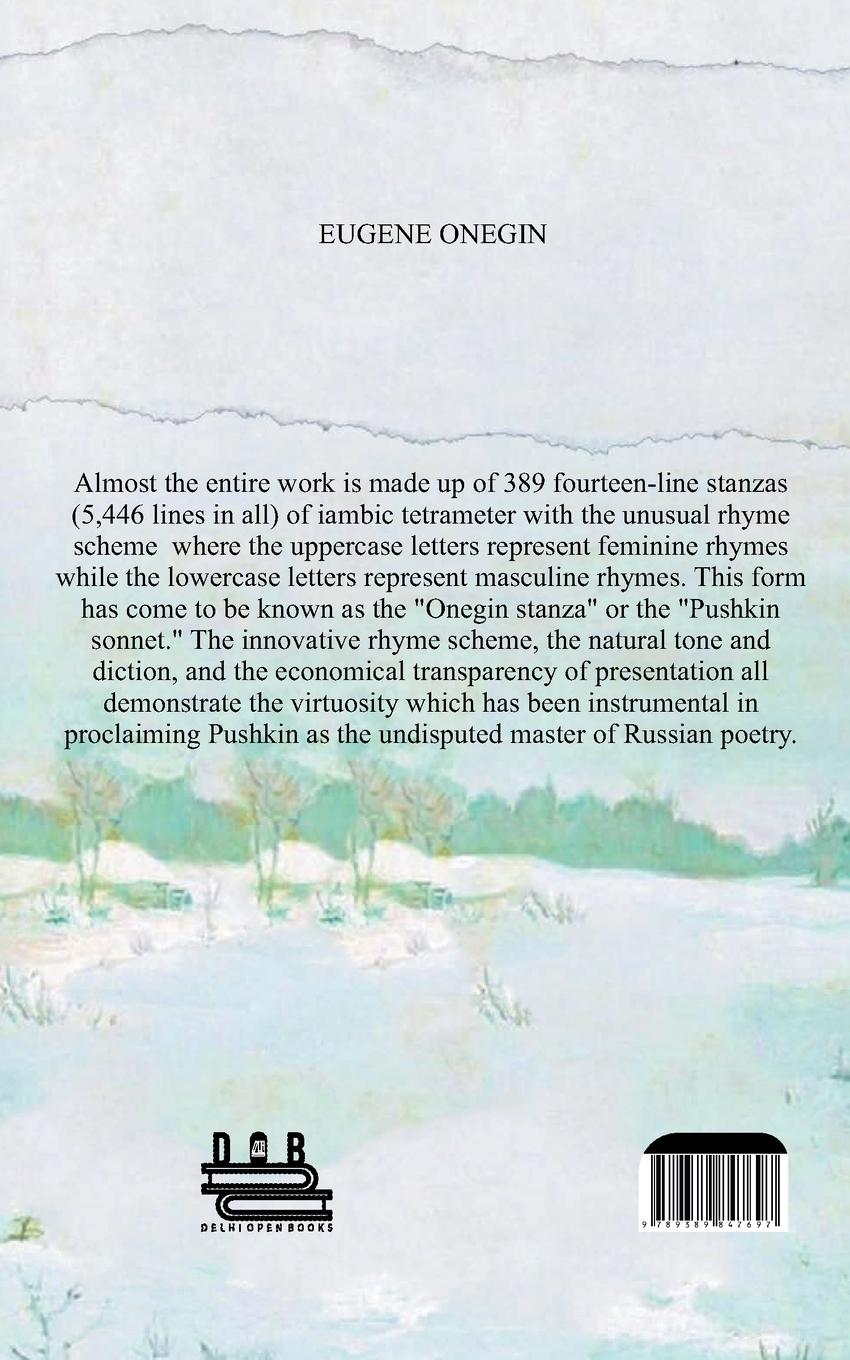 Rückseitencover Eugene Onegin