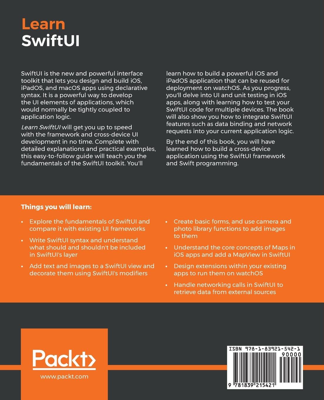 Rückseitencover Learn SwiftUI