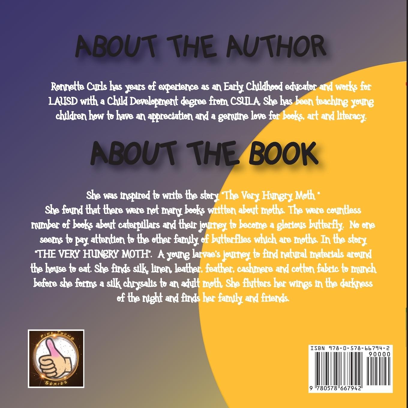 Rückseitencover The Very Hungry Moth