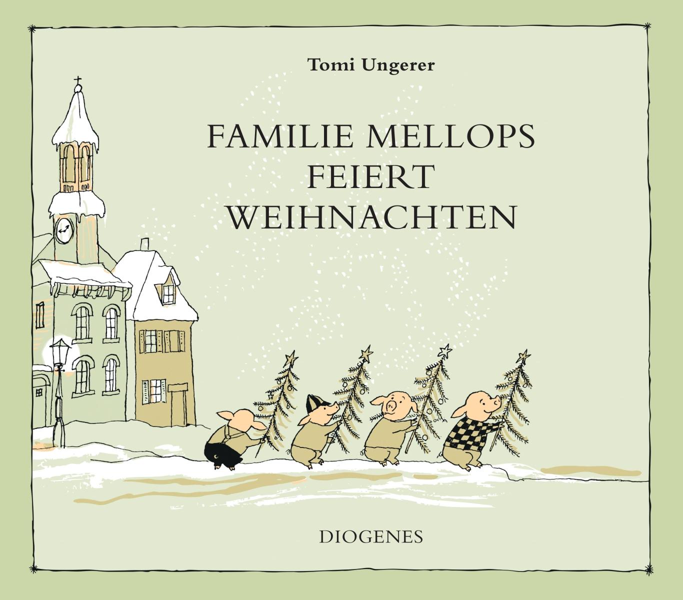 Vorderes Coverbild Familie Mellops feiert Weihnachten