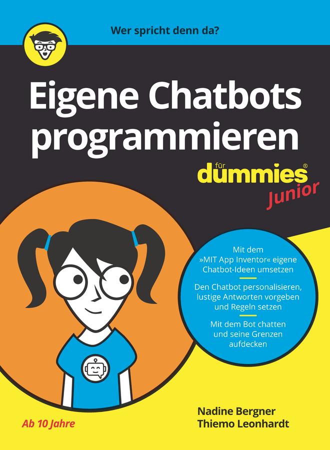 Vorderes Coverbild Eigene Chatbots programmieren für Dummies Junior