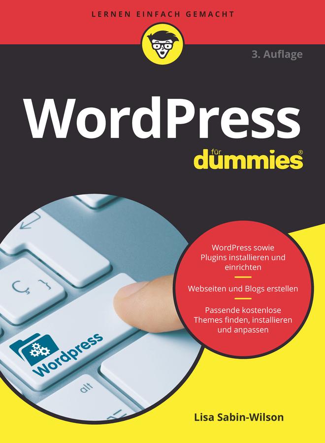 Vorderes Coverbild WordPress für Dummies