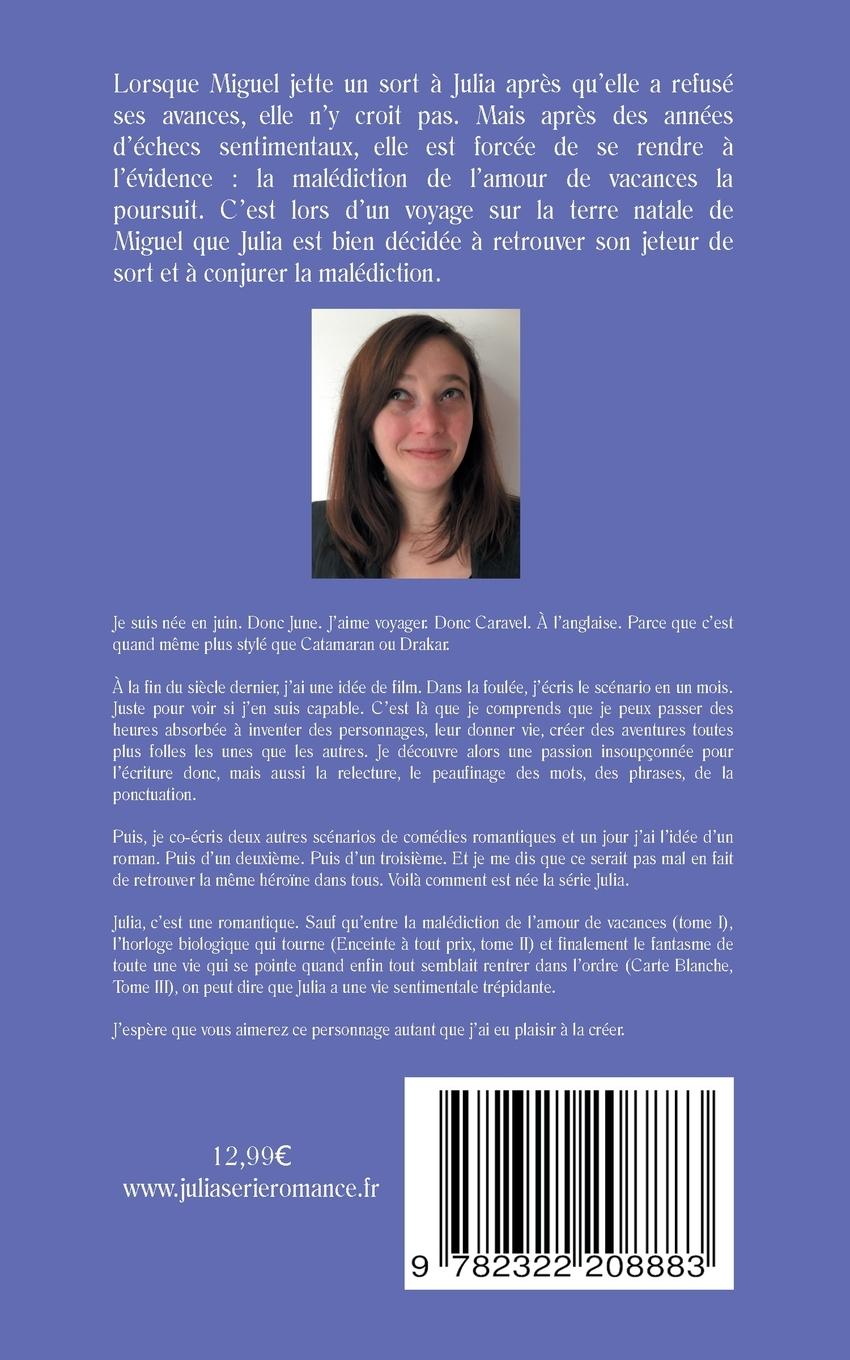 Rückseitencover La malédiction de l'amour de vacances