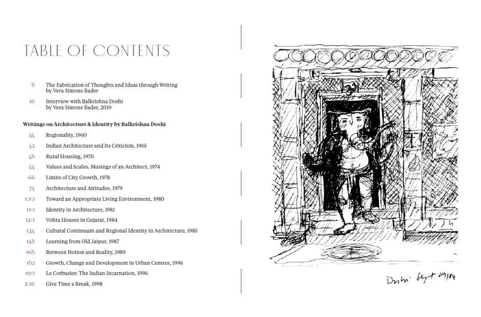 Beispielinhalt (Bild) Balkrishna Doshi: Writings on Architecture & Identity