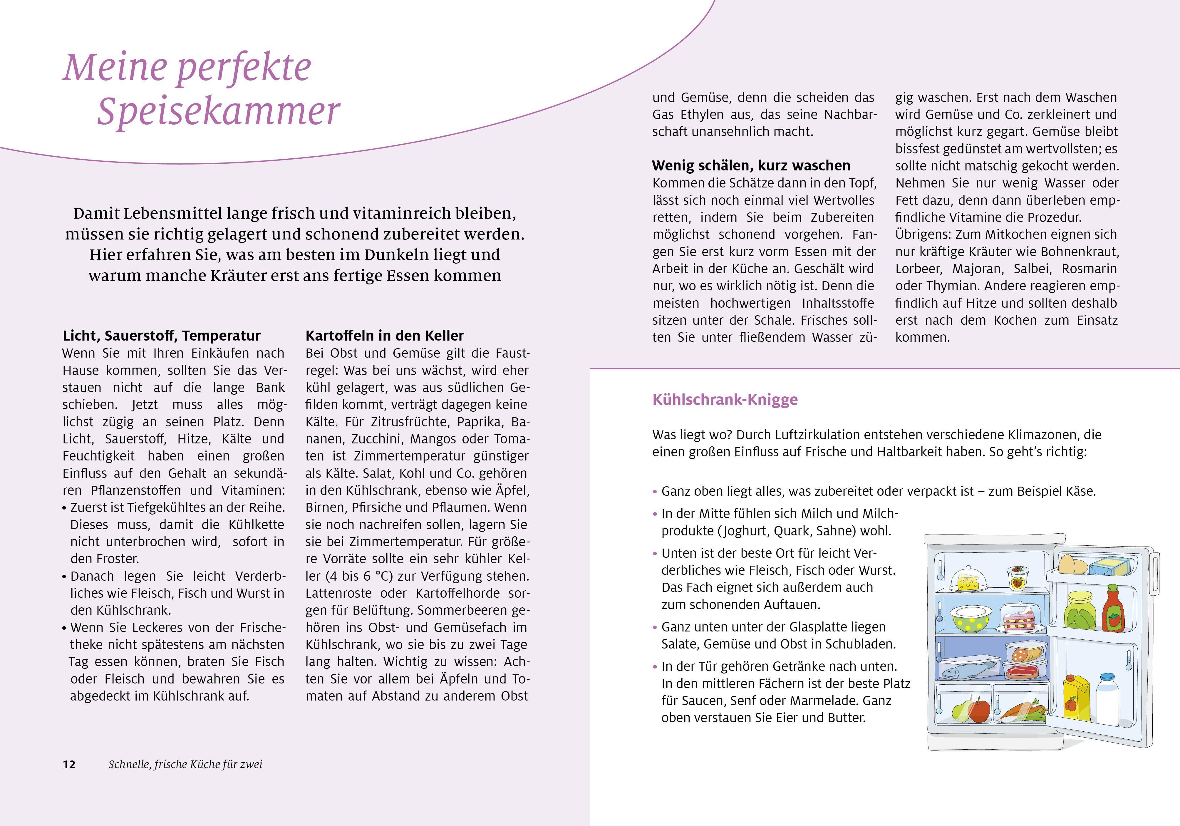 Beispielinhalt (Bild) Senioren Ratgeber: Schnelle, frische Küche für zwei