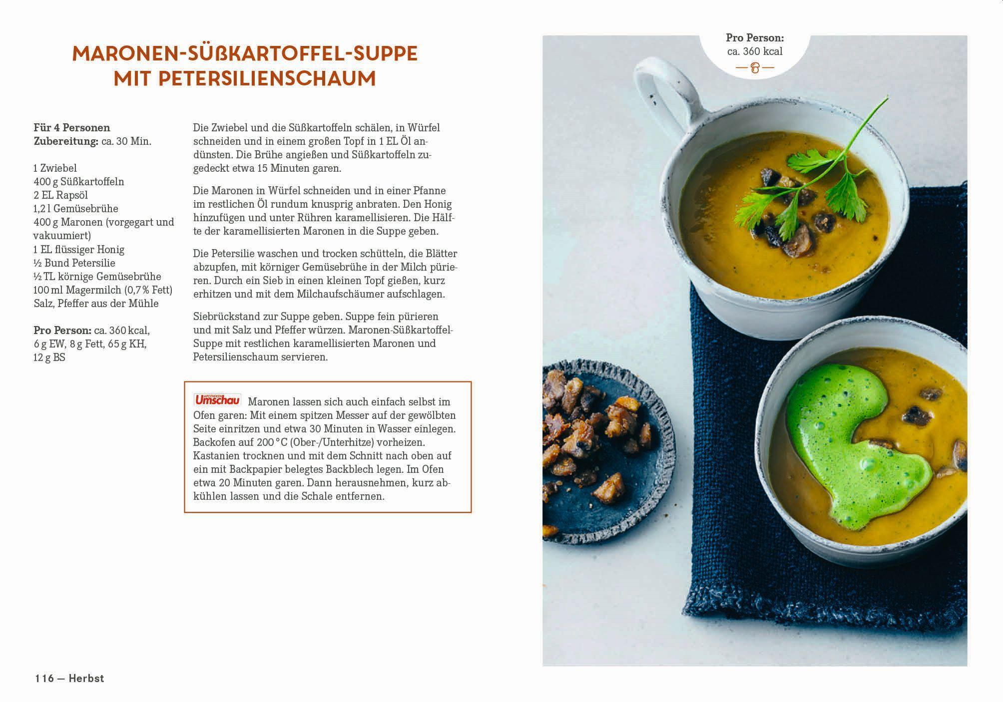 Beispielinhalt (Bild) Apotheken Umschau: Vegetarisch mit Genuss kochen