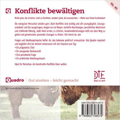 Rückseitencover Konflikte bewältigen