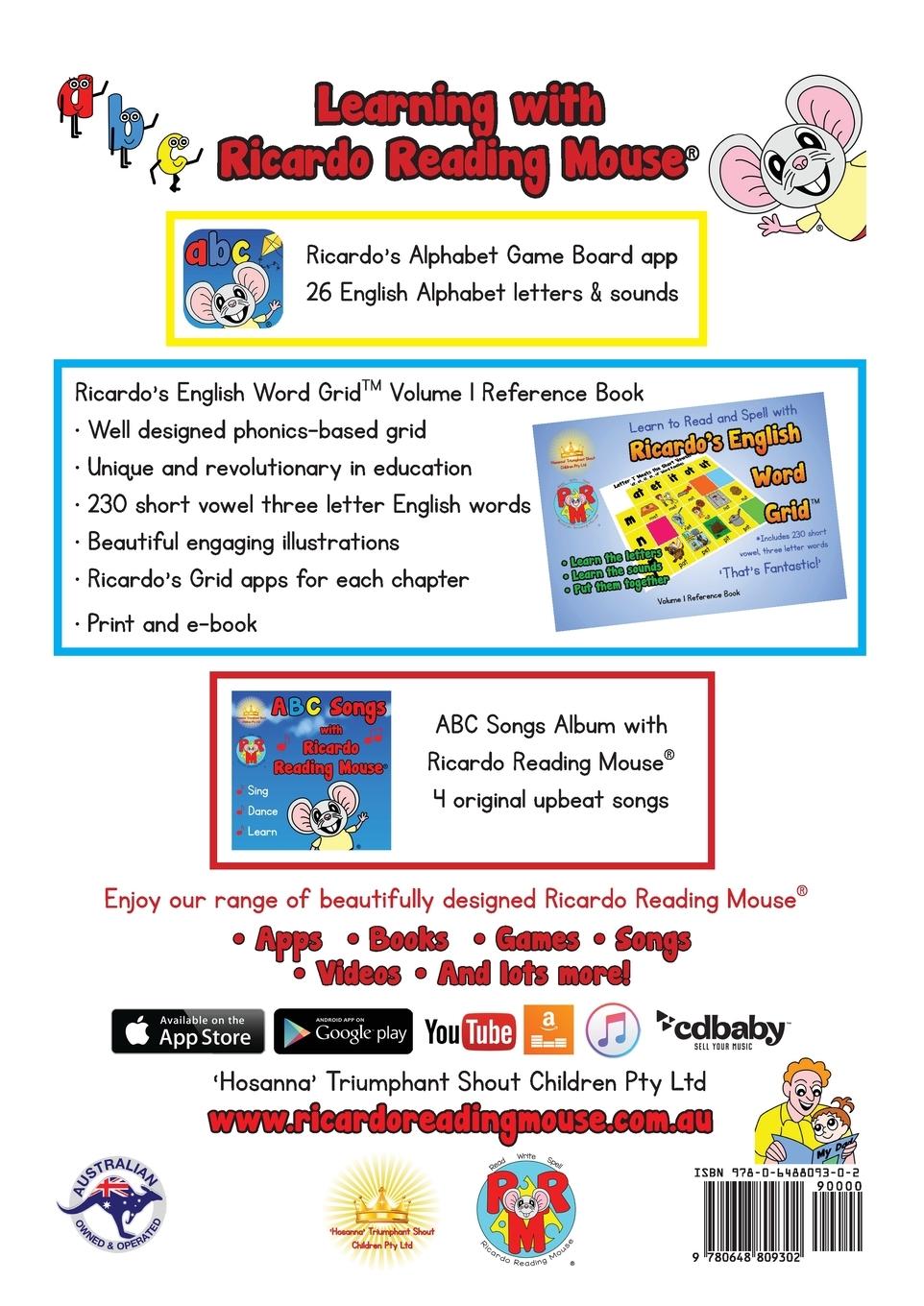 Rückseitencover Learn the ABC's with Ricardo Reading Mouse®