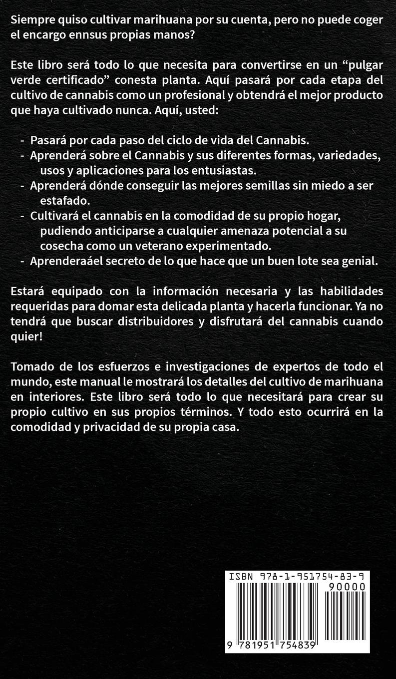 Rückseitencover Cómo cultivar marihuana en interiores