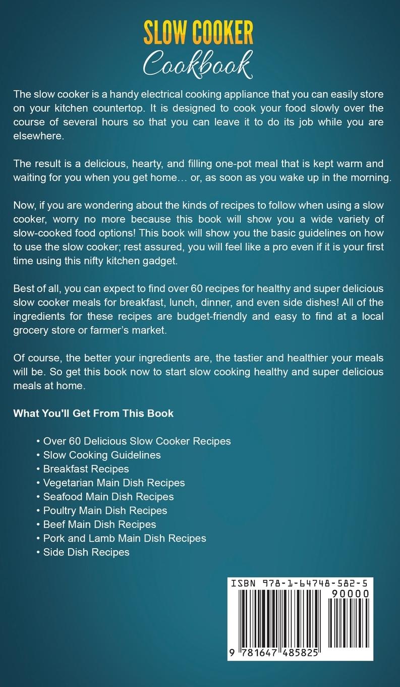 Rückseitencover Slow Cooker Cookbook