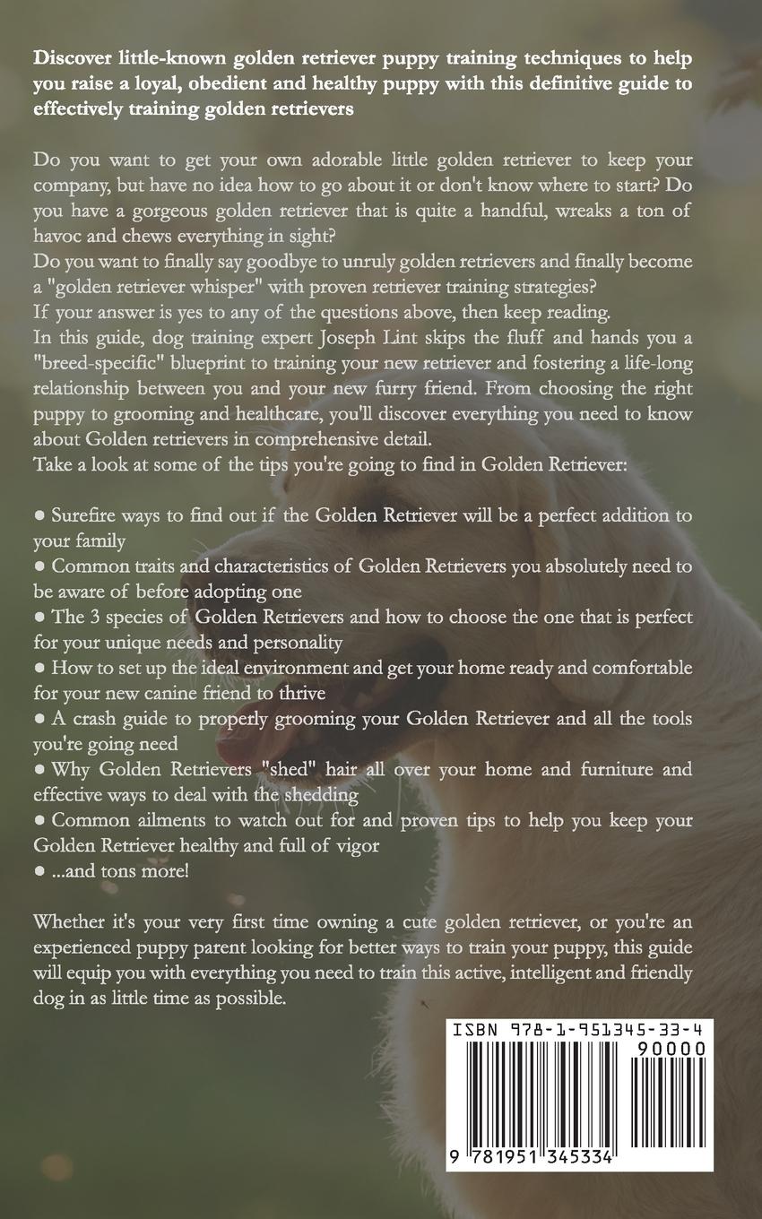 Rückseitencover Golden Retriever