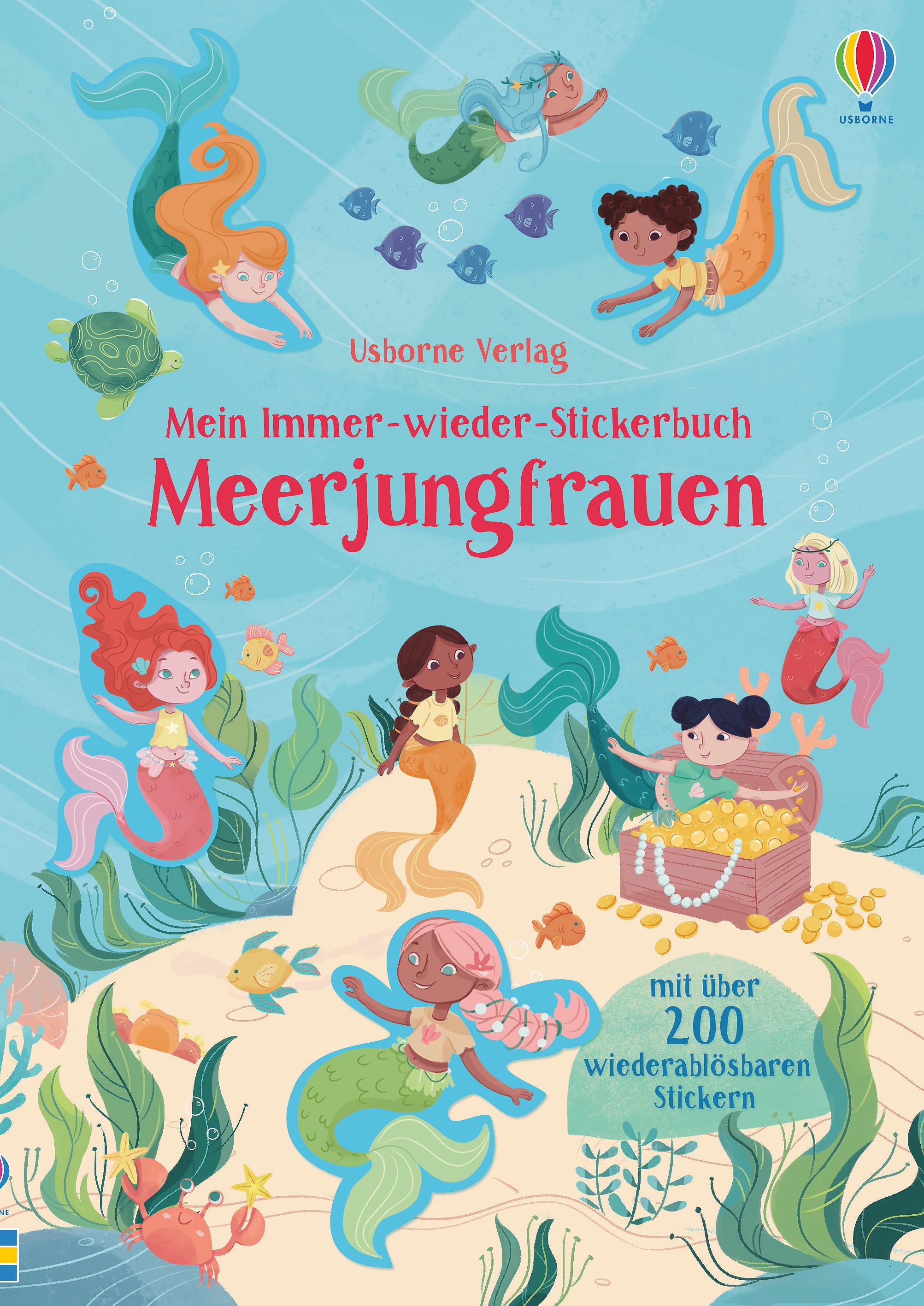 Vorderes Coverbild Mein Immer-wieder-Stickerbuch: Meerjungfrauen