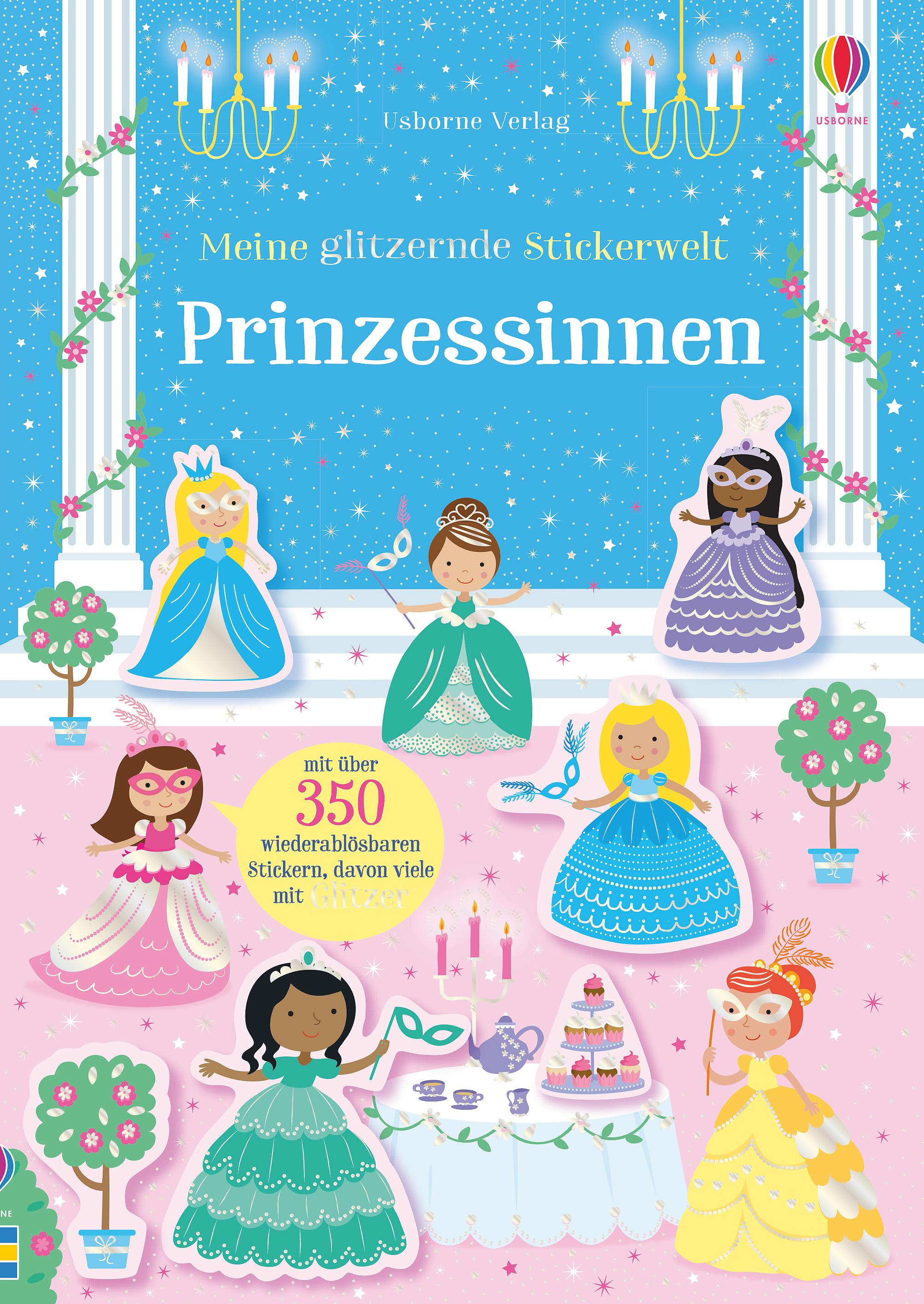 Vorderes Coverbild Meine glitzernde Stickerwelt: Prinzessinnen