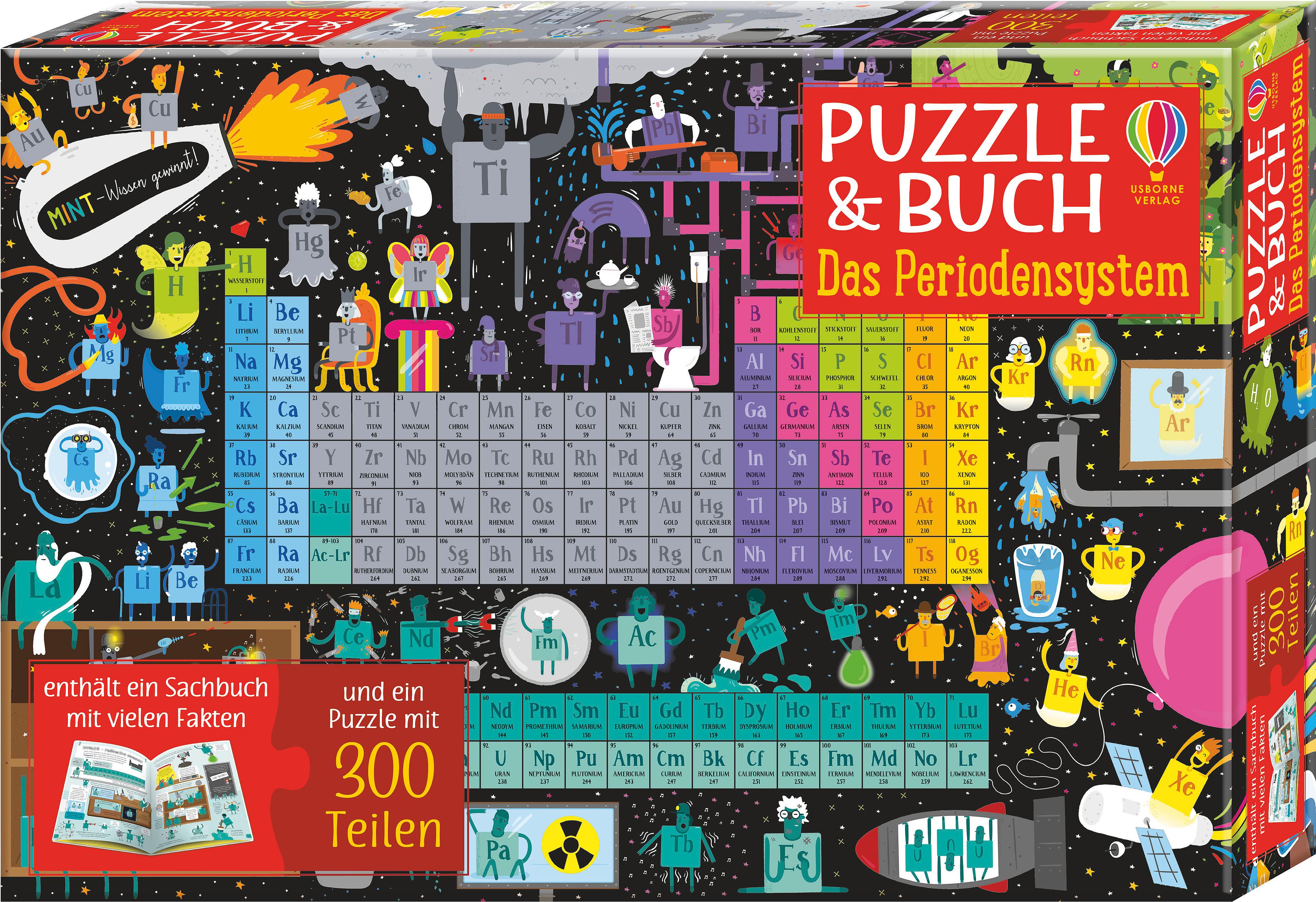 Vorderes Coverbild MINT - Wissen gewinnt! Puzzle (300 Teile) und Buch: Das Periodensystem