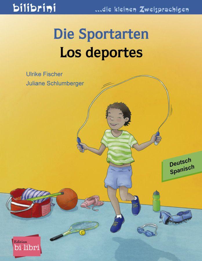 Vorderes Coverbild Die Sportarten. Kinderbuch Deutsch-Spanisch