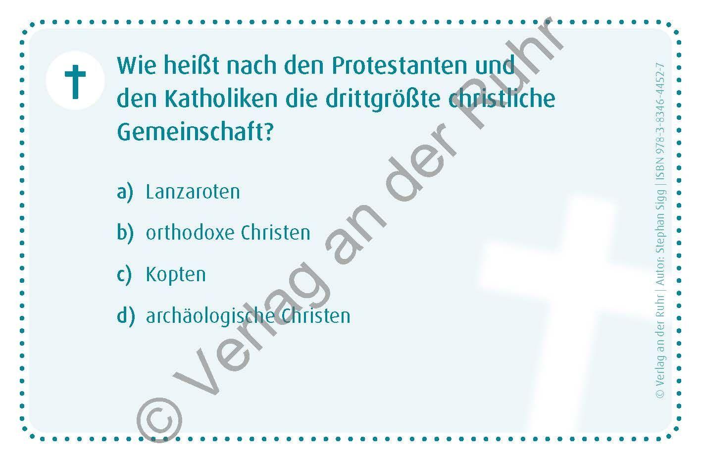 Beispielinhalt (Bild) Warum lebt der Papst in Rom?