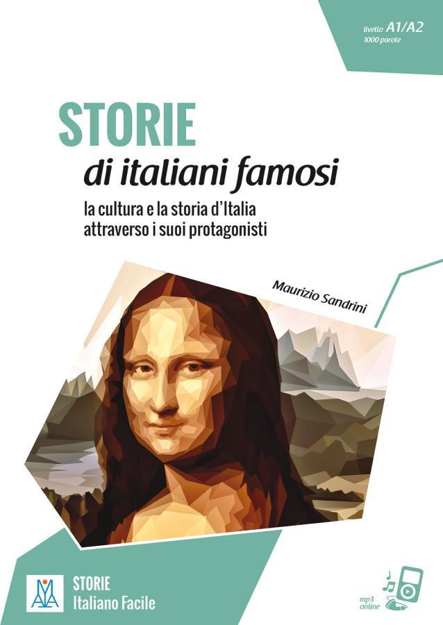 Vorderes Coverbild Storie di italiani famosi.  Lektüre + MP3 online
