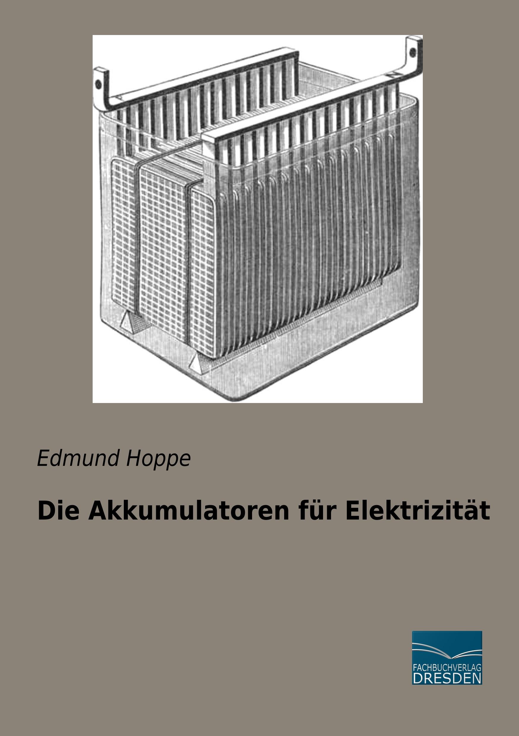 Vorderes Coverbild Die Akkumulatoren für Elektrizität