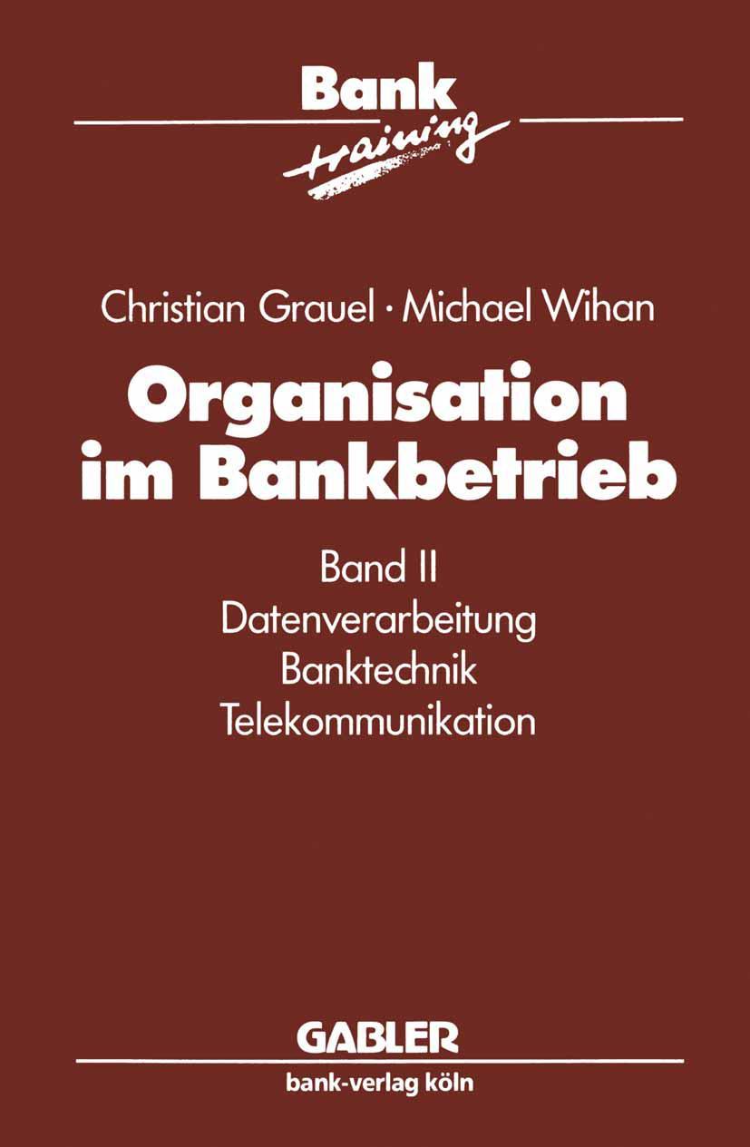 Vorderes Coverbild Organisation im Bankbetrieb