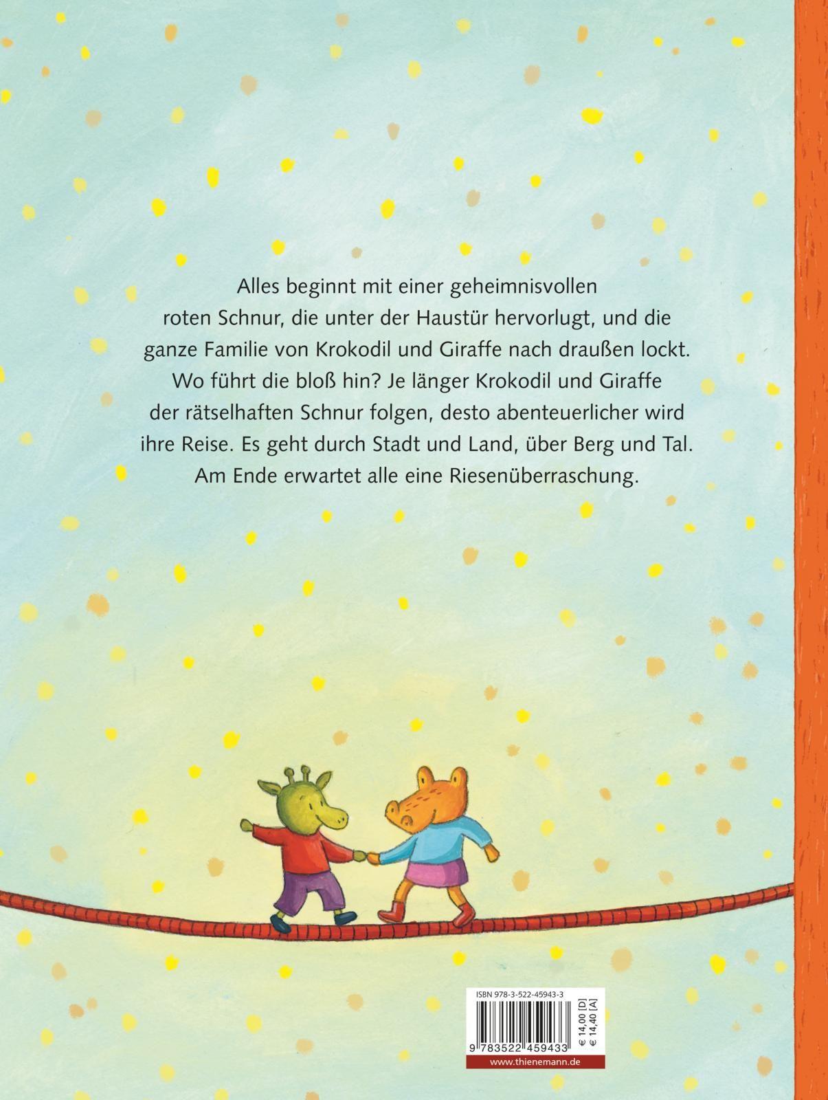 Rückseitencover Krokodil und Giraffe: Krokodil, Giraffe und die große Überraschung