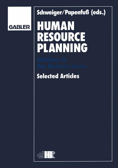 Vorderes Coverbild Human Resource Planning