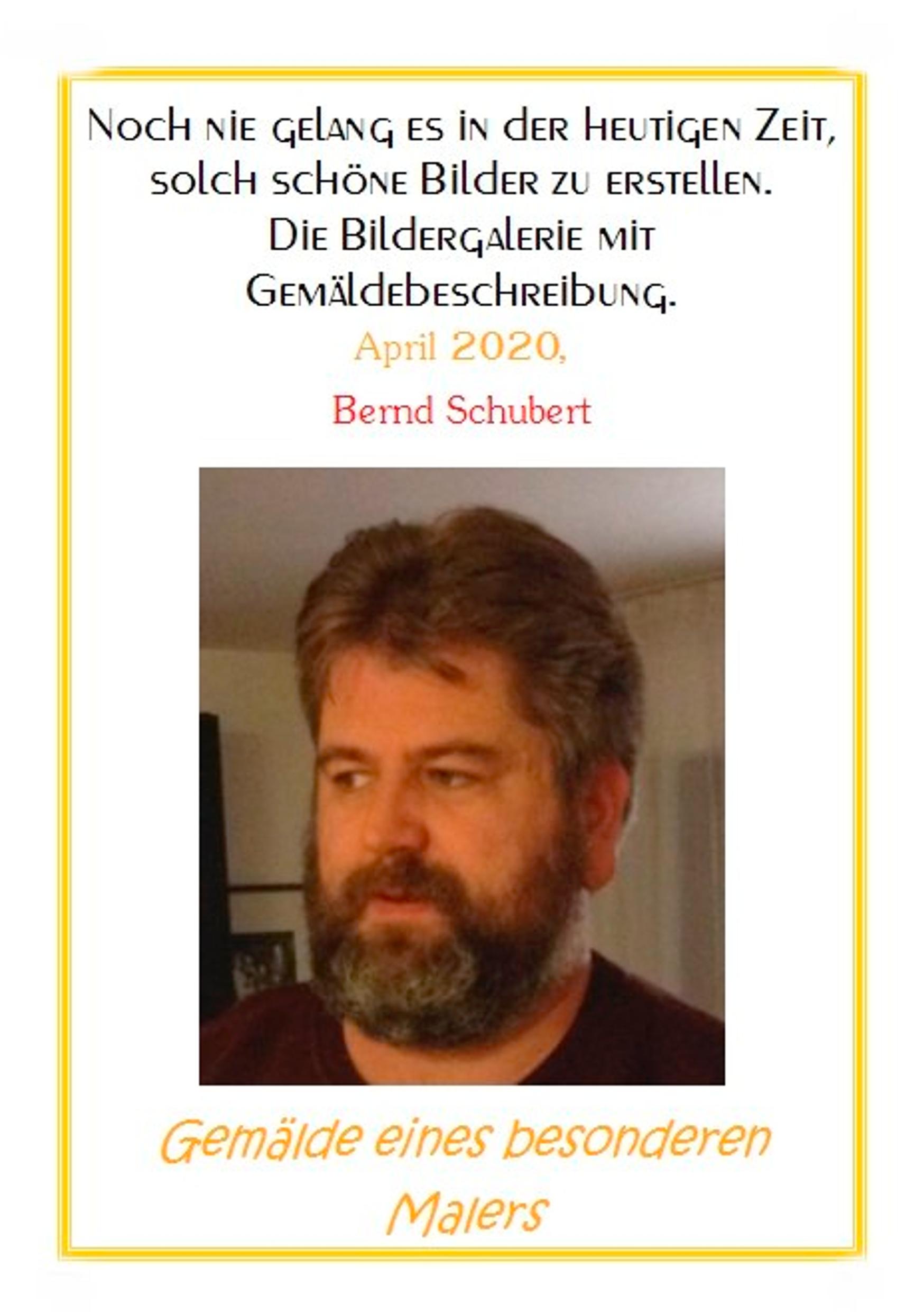 Vorderes Coverbild Gemälde eines besonderen Malers
