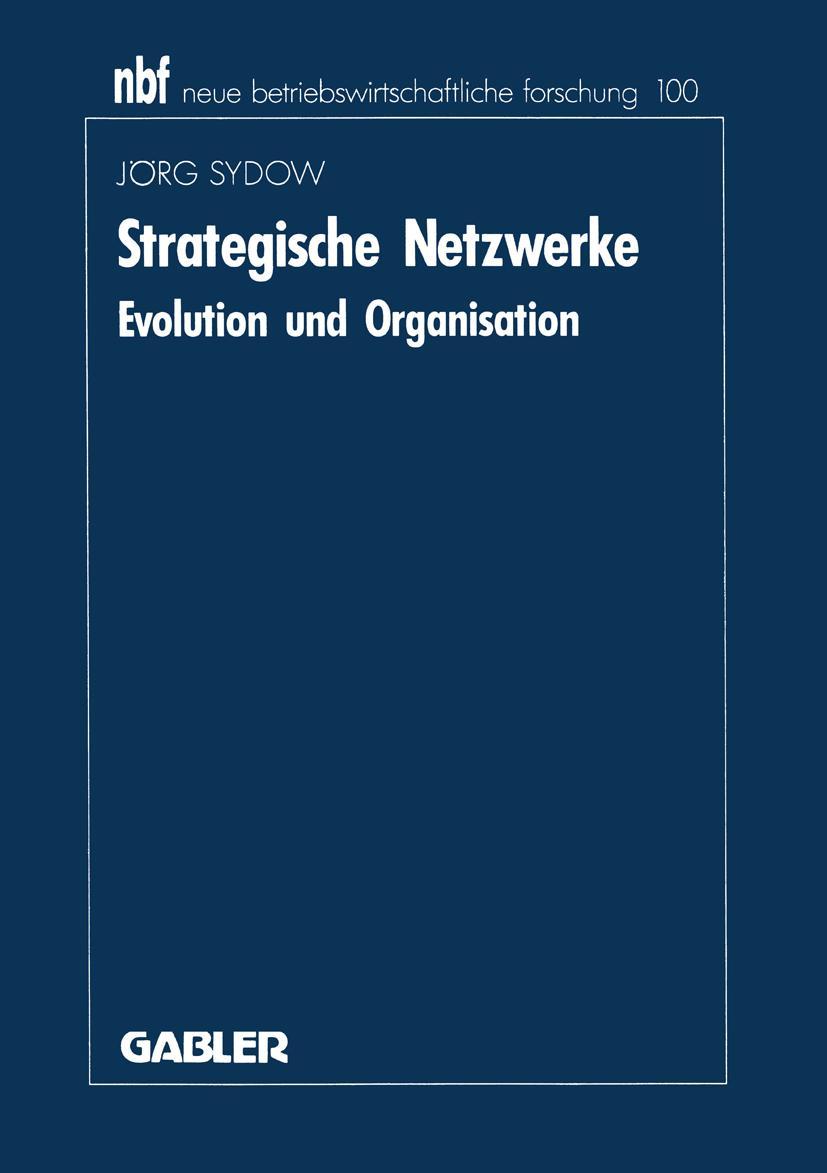 Vorderes Coverbild Strategische Netzwerke