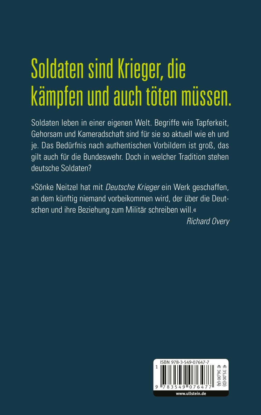 Rückseitencover Deutsche Krieger