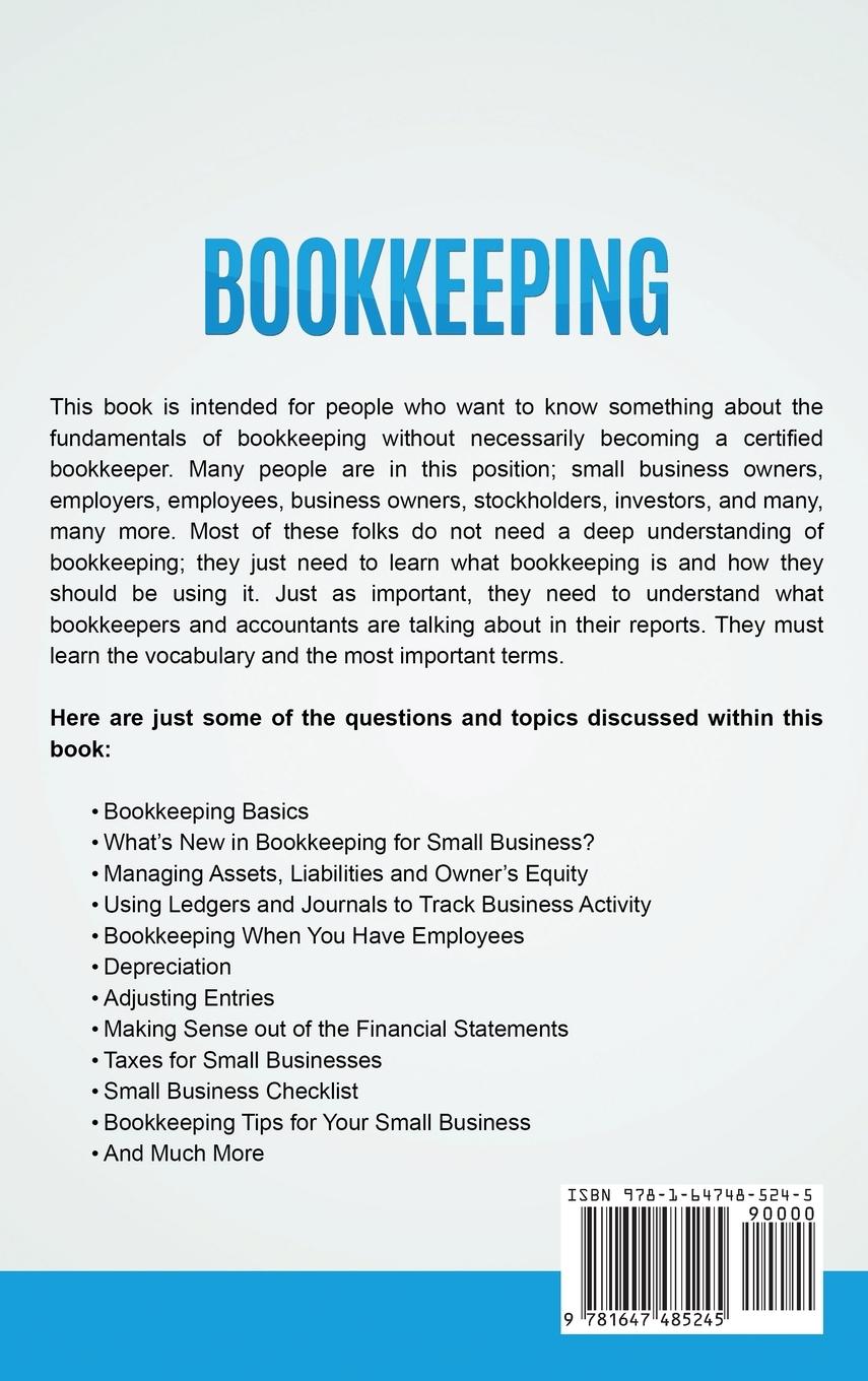 Rückseitencover Bookkeeping
