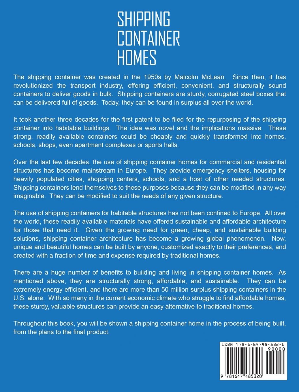 Rückseitencover Shipping Container Homes