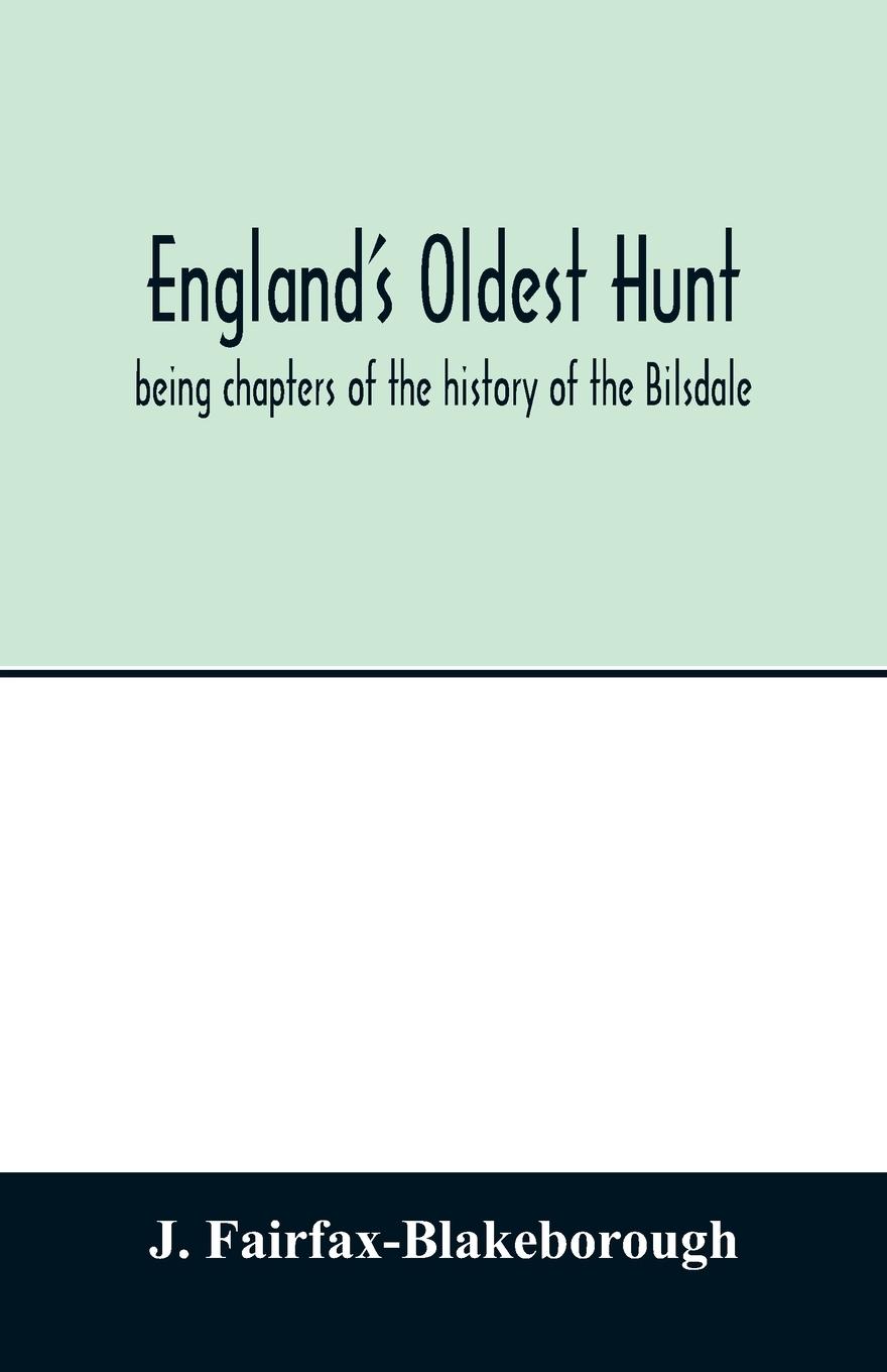 Vorderes Coverbild England's oldest hunt