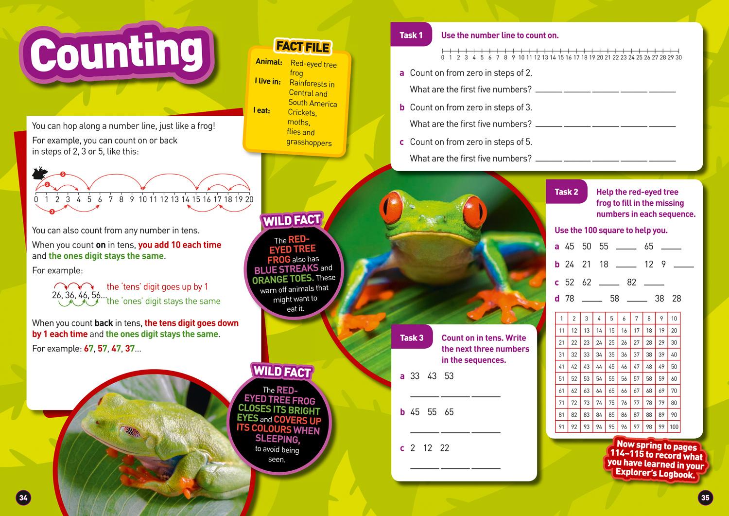 Beispielinhalt (Bild) Awesome Maths and English Age 5-7