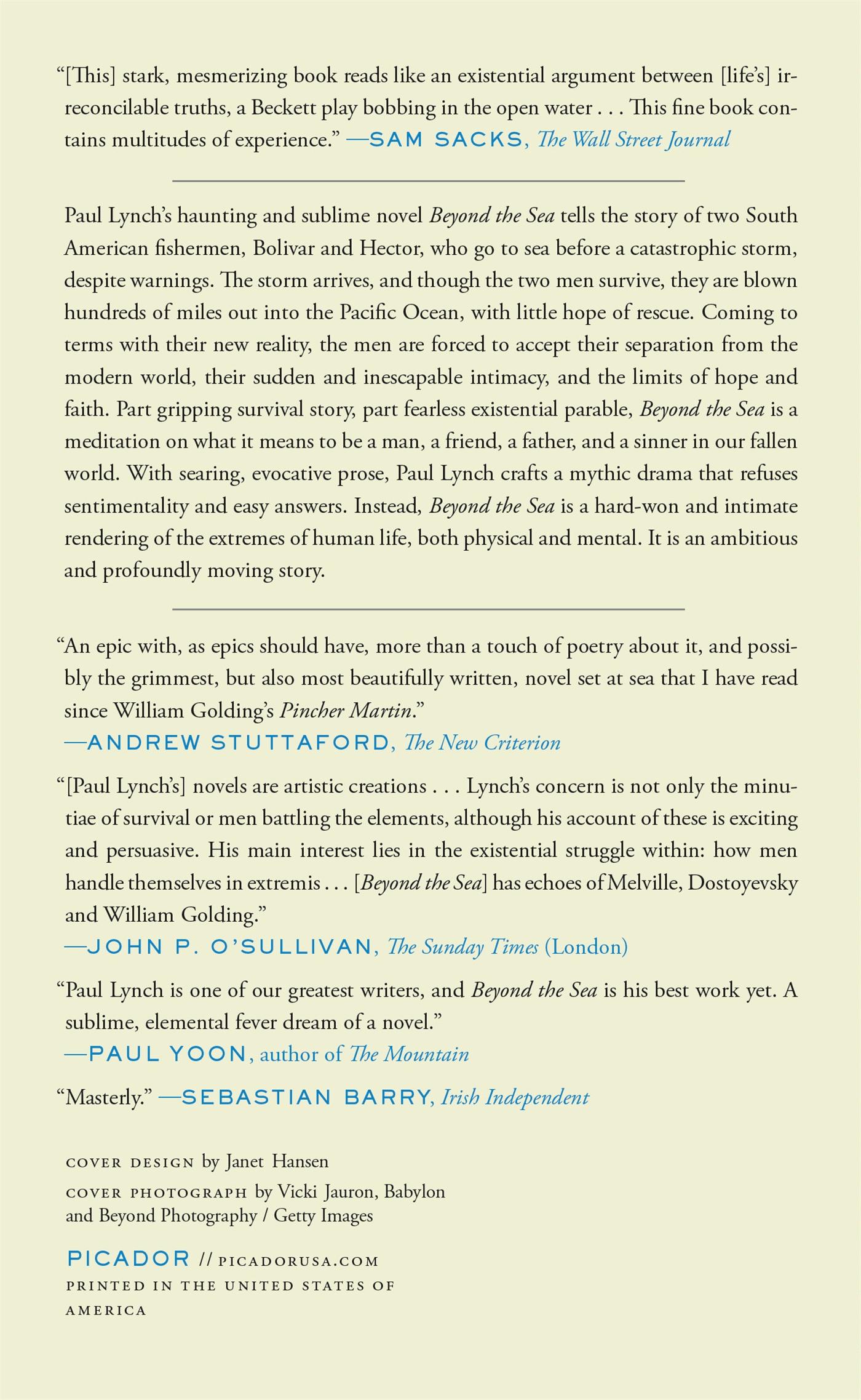 Rückseitencover Beyond the Sea