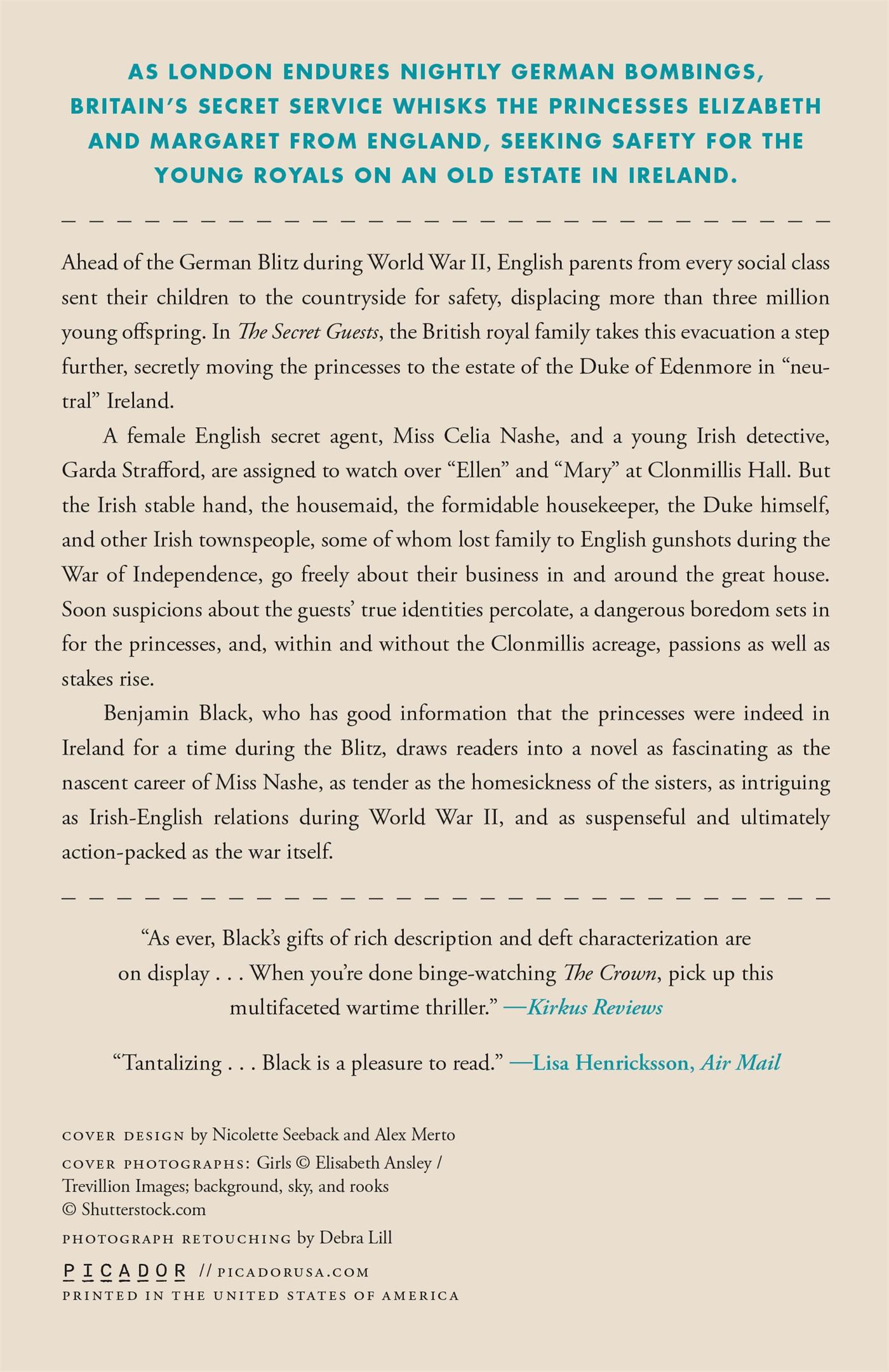 Rückseitencover Secret Guests