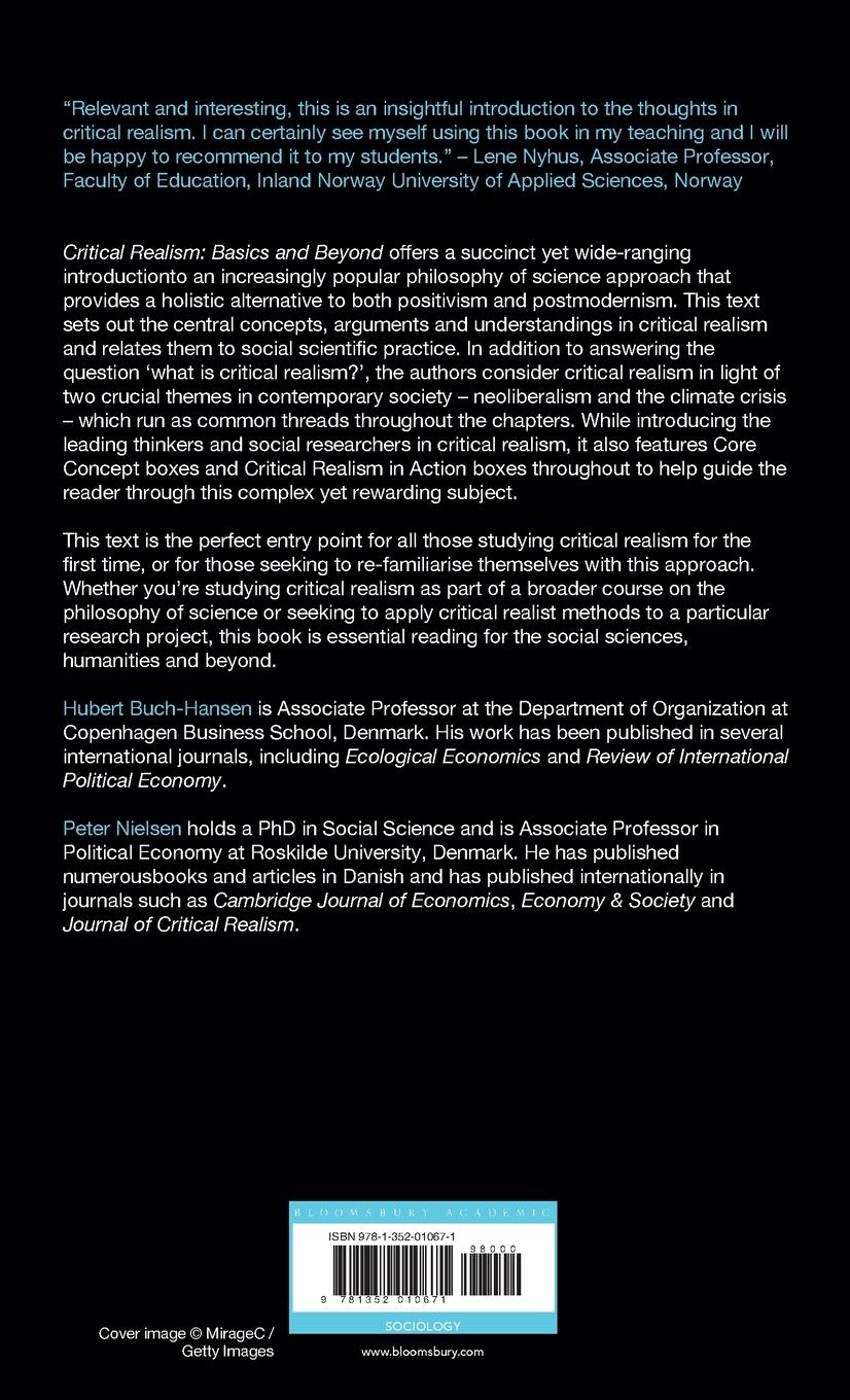 Rückseitencover Critical Realism