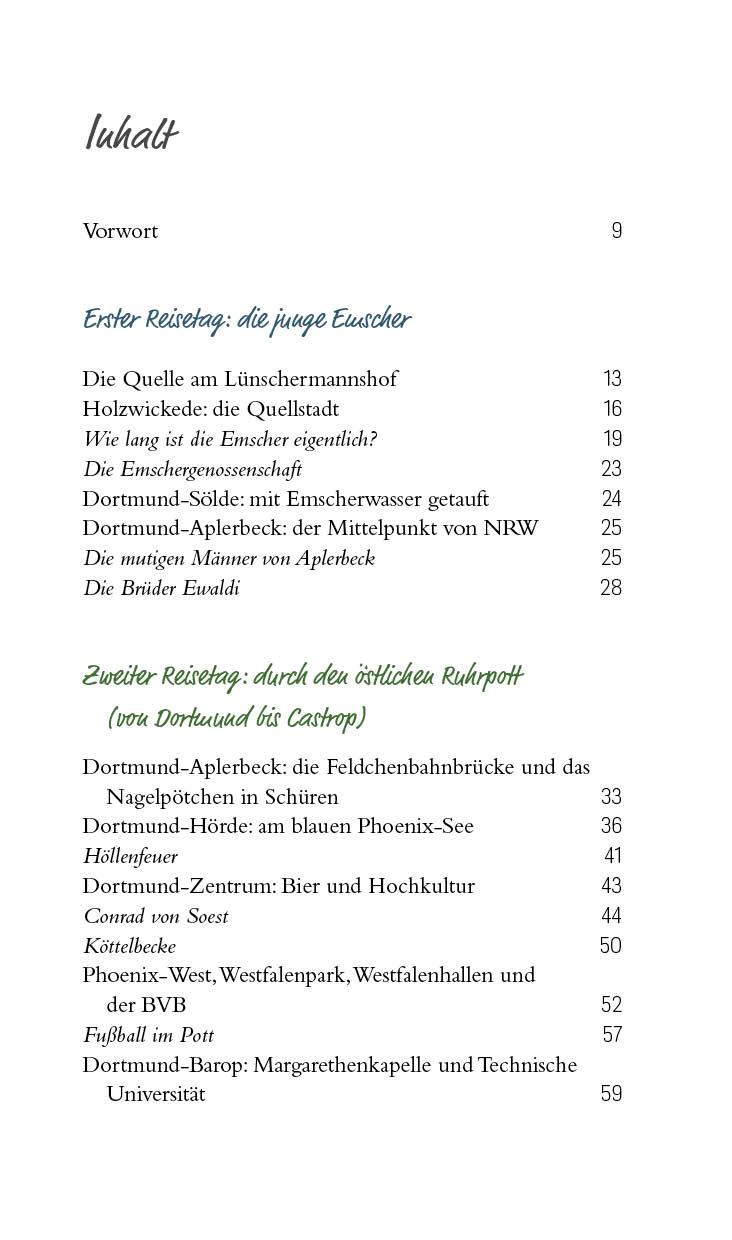 Beispielinhalt (Bild) Emscher-Touren