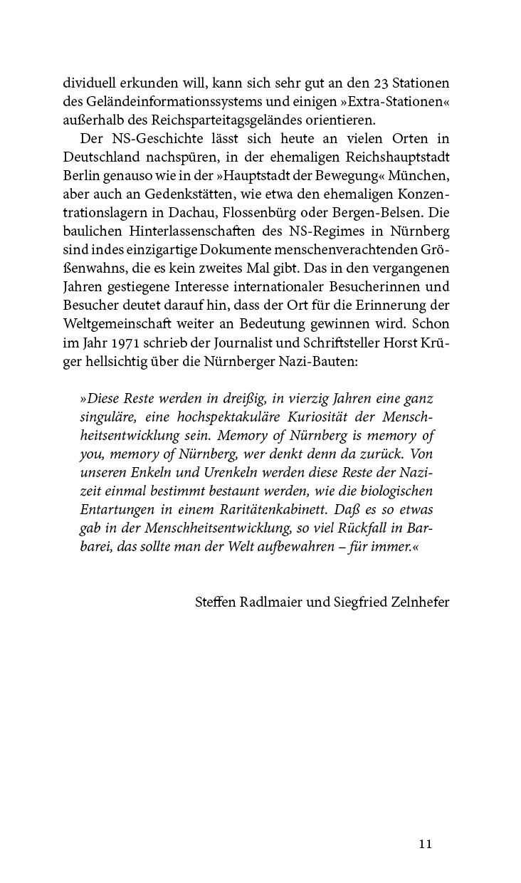 Beispielinhalt (Bild) Nürnberg und die Spuren des Nationalsozialismus