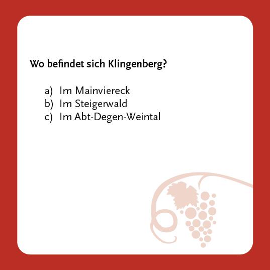 Beispielinhalt (Bild) Das Frankenwein-Quiz